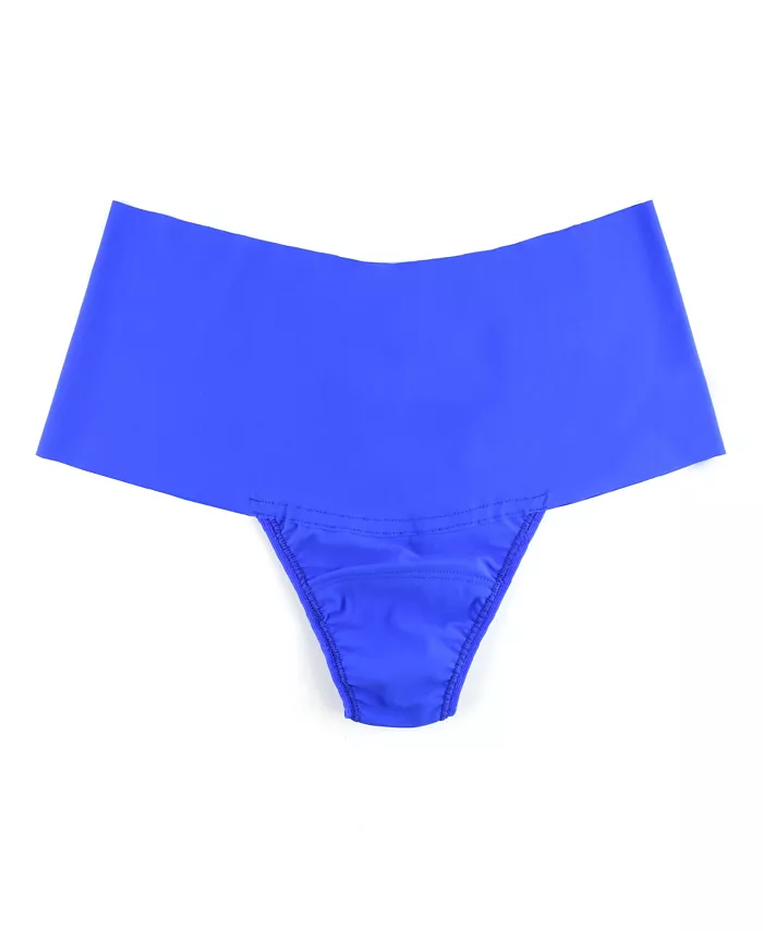 

Женские дышащие стринги с высокой талией 6J1921B Hanky Panky, синий