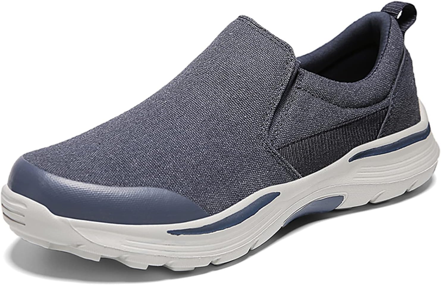 

Повседневные холщовые кроссовки дышащие с противоскользящей мягкой подошвой сетчатые кроссовки для ходьбы Cmadolrs, синий