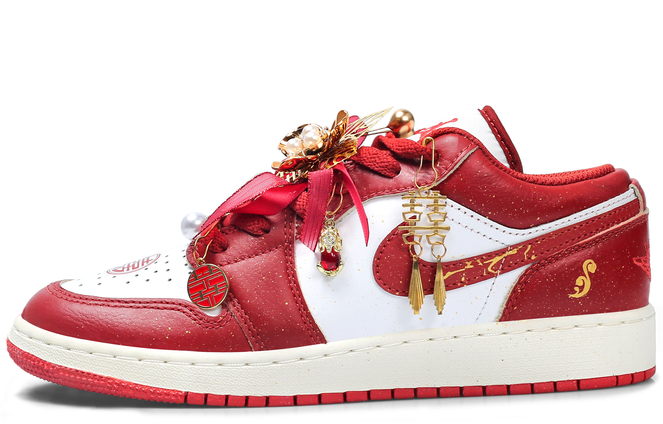 

Air 1 Легкие Высокие Низкие Кроссовки Винтажные Баскетбольные Unisex Свадебные Jordan, Wedding красный