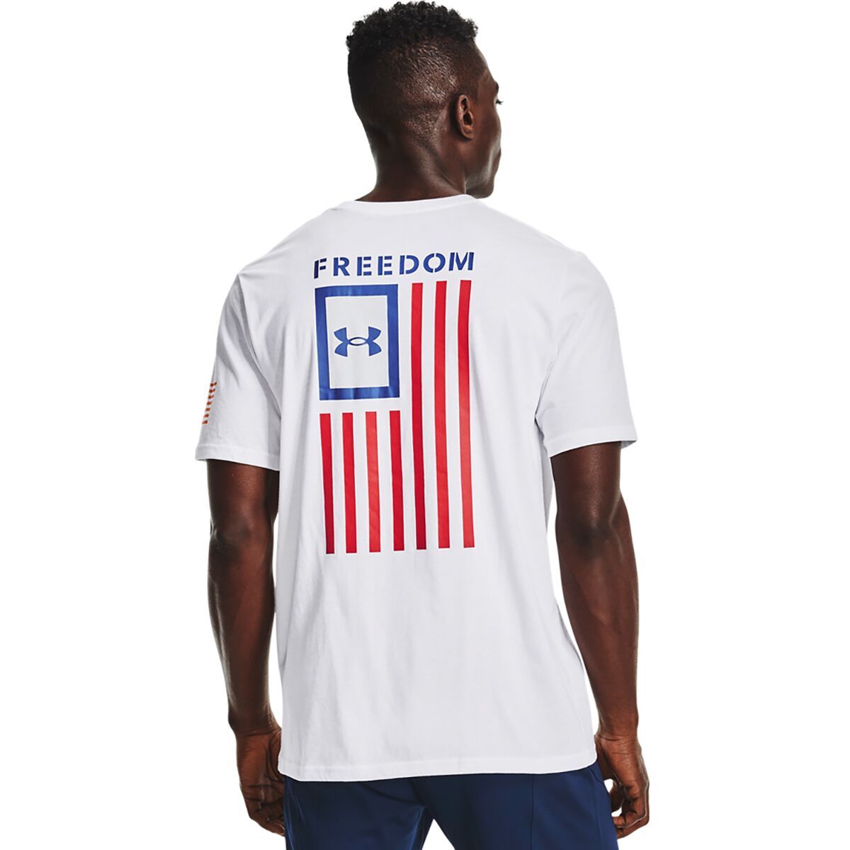 

Футболка с флагом свободы Under Armour, белый