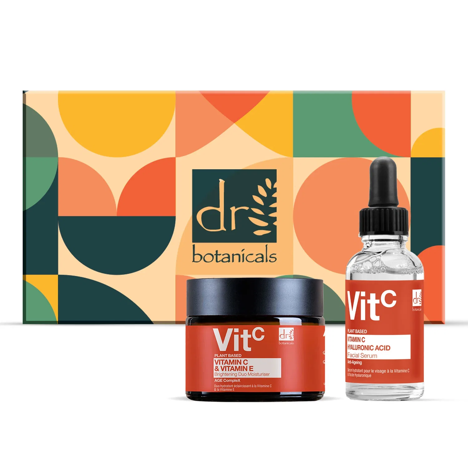 Набор Dr Botanicals — Для лица с сывороткой и кремом , 30 мл