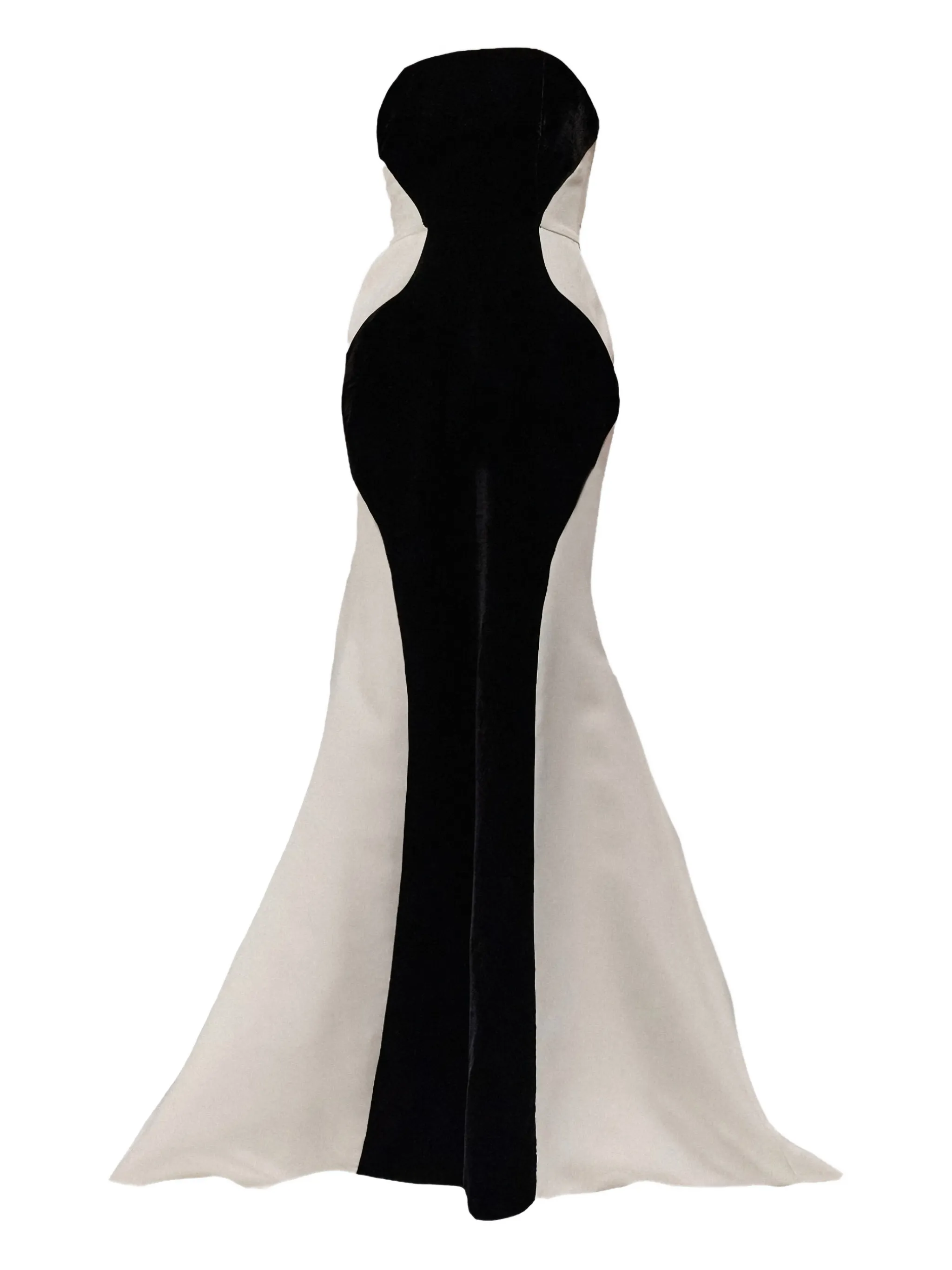 

Платье макси без бретелей Tha Seen, черный