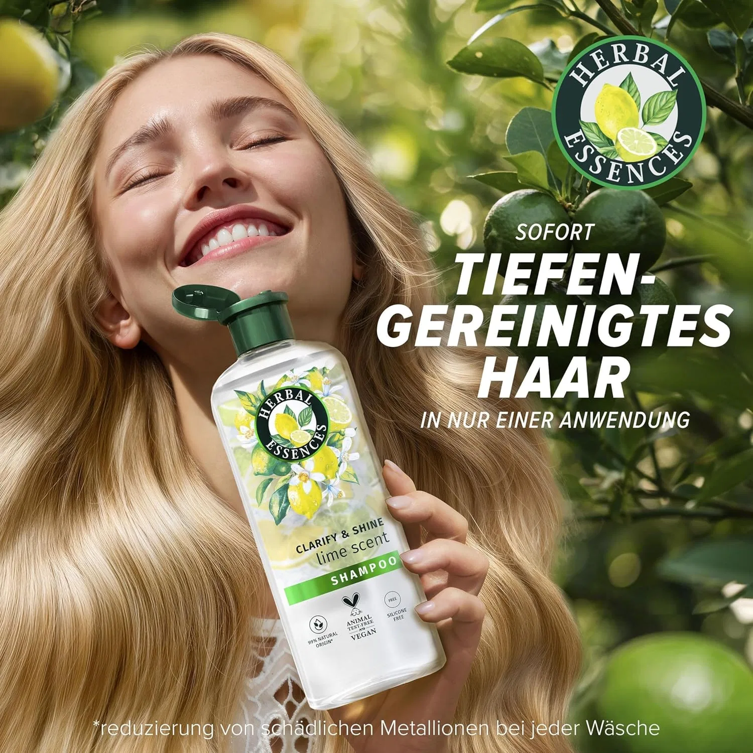 Кондиционер для глубокого очищения и блеска с ароматом лайма от Herbal Essences Herbal Essences — фото 3