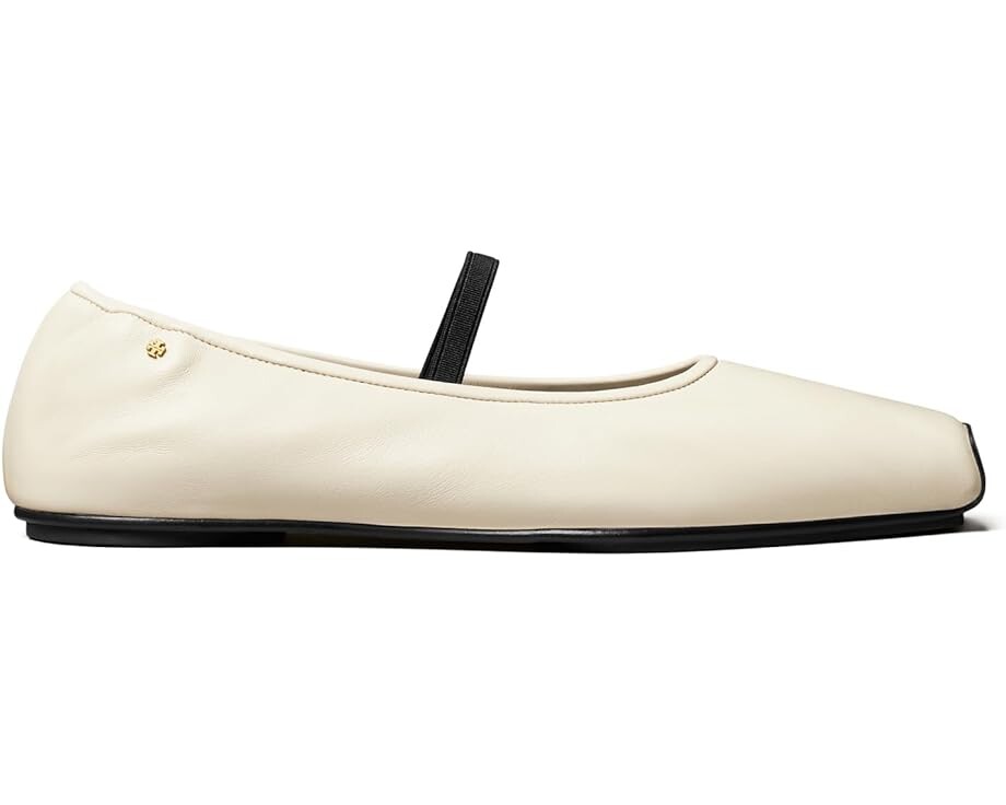 Туфли на плоской подошве Tory Burch Mary Jane Ballet, цвет New Ivory/Perfect Black — фото 3