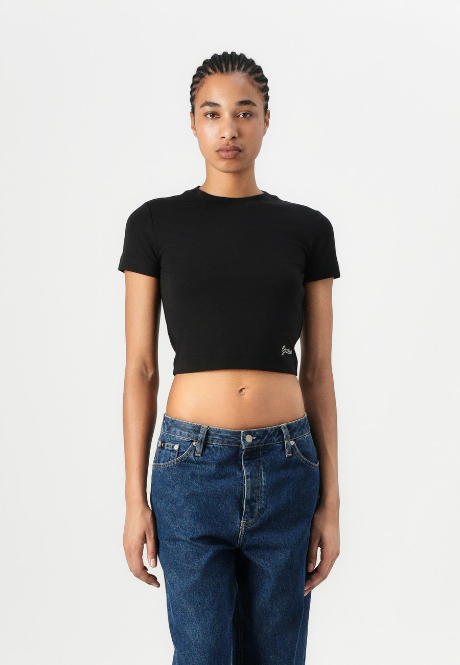 

Футболка Guess BASIC LOGO TEE, Jet Black/Black, Черный, Футболка Guess BASIC LOGO TEE, Jet Black/Black