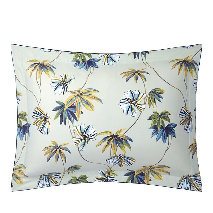 

Подушка Tropical Standard Sham Yves Delorme, синий
