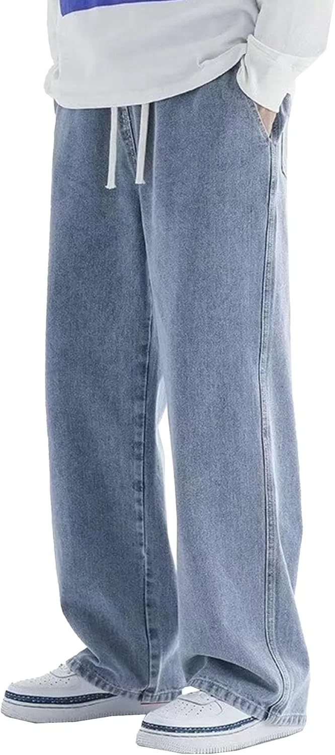 Джинсы свободные Baggy Jean Joggers, Light Blue