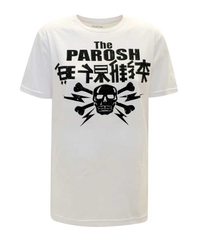 

Хлопковая футболка S culmine P.A.R.O.S.H., белый