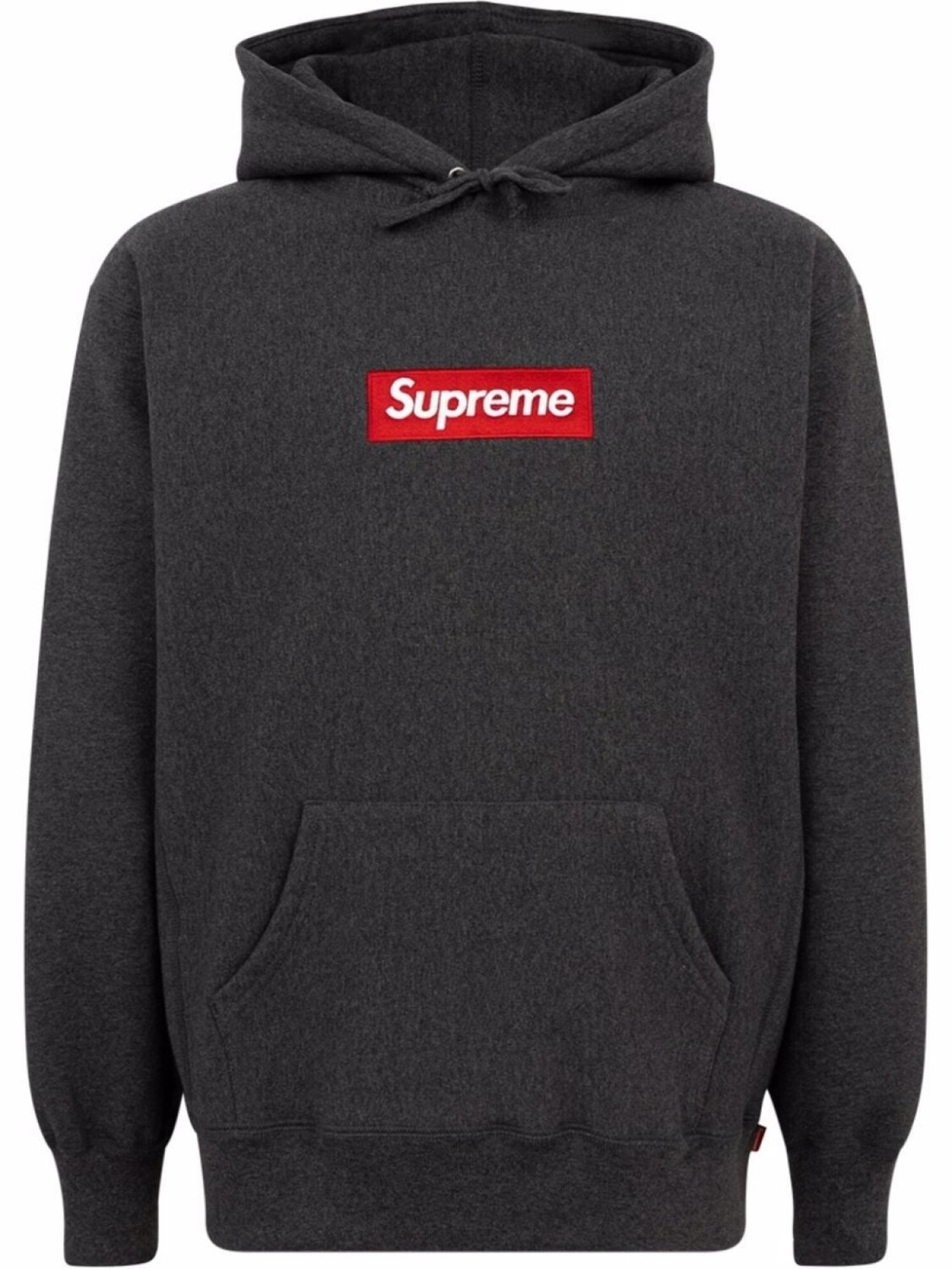 

Supreme худи с логотипом, серый