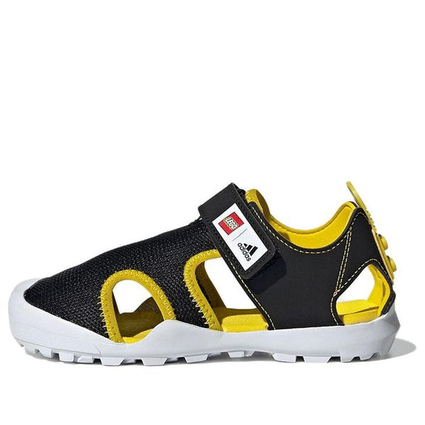 Сандалии lego x captain toey j 'black yellow' Adidas, черный