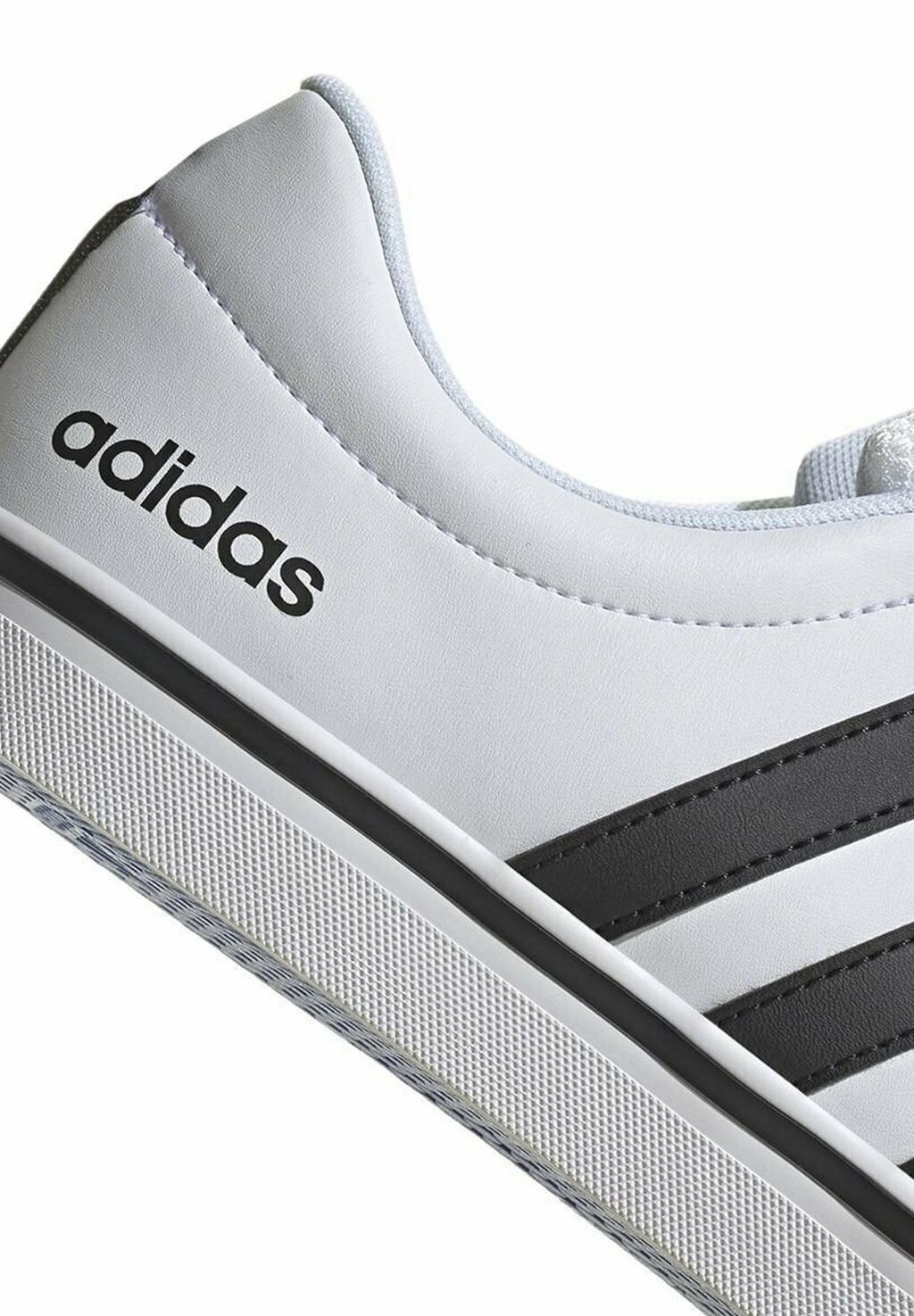 Полукеды Adidas, бело-черные — фото 4
