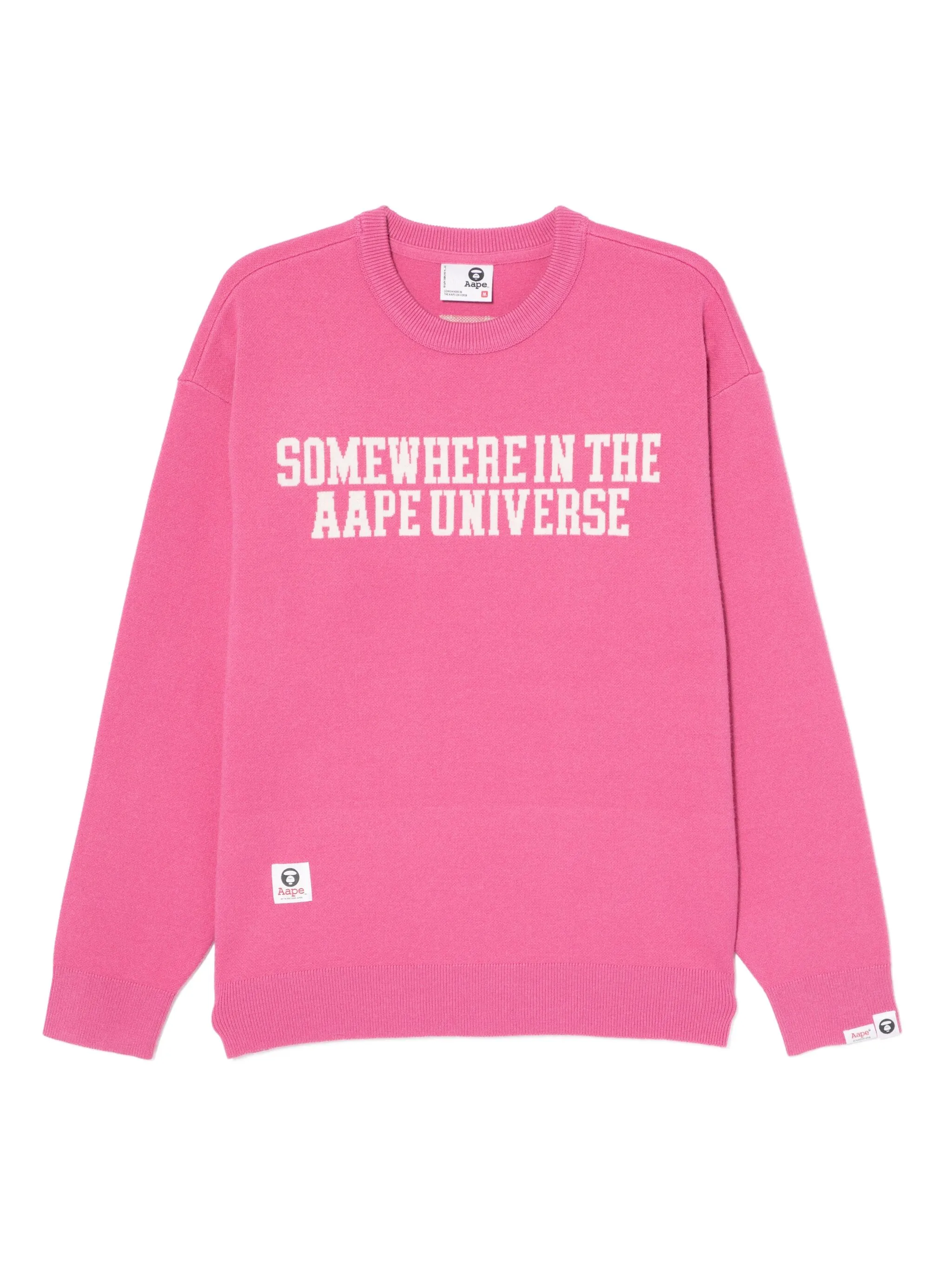 

Толстовка с логотипом Aape By A Bathing Ape, розовый