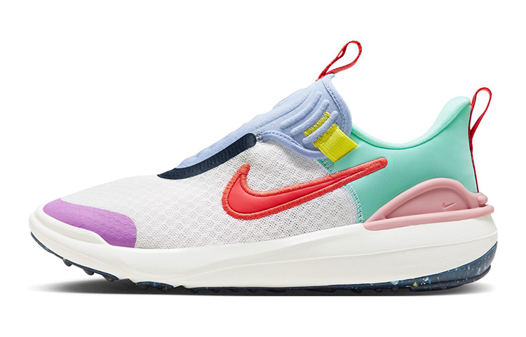 

Nike Кроссовки детские E Series 1.0 с противоскользящей подошвой, белые, красные, с амортизаторами