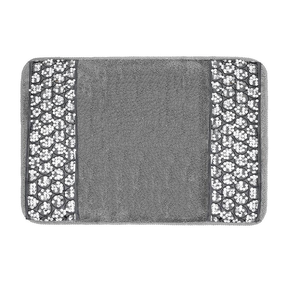 

Популярный коврик для ванной Sinatra Banded Popular Bath, цвет Silver