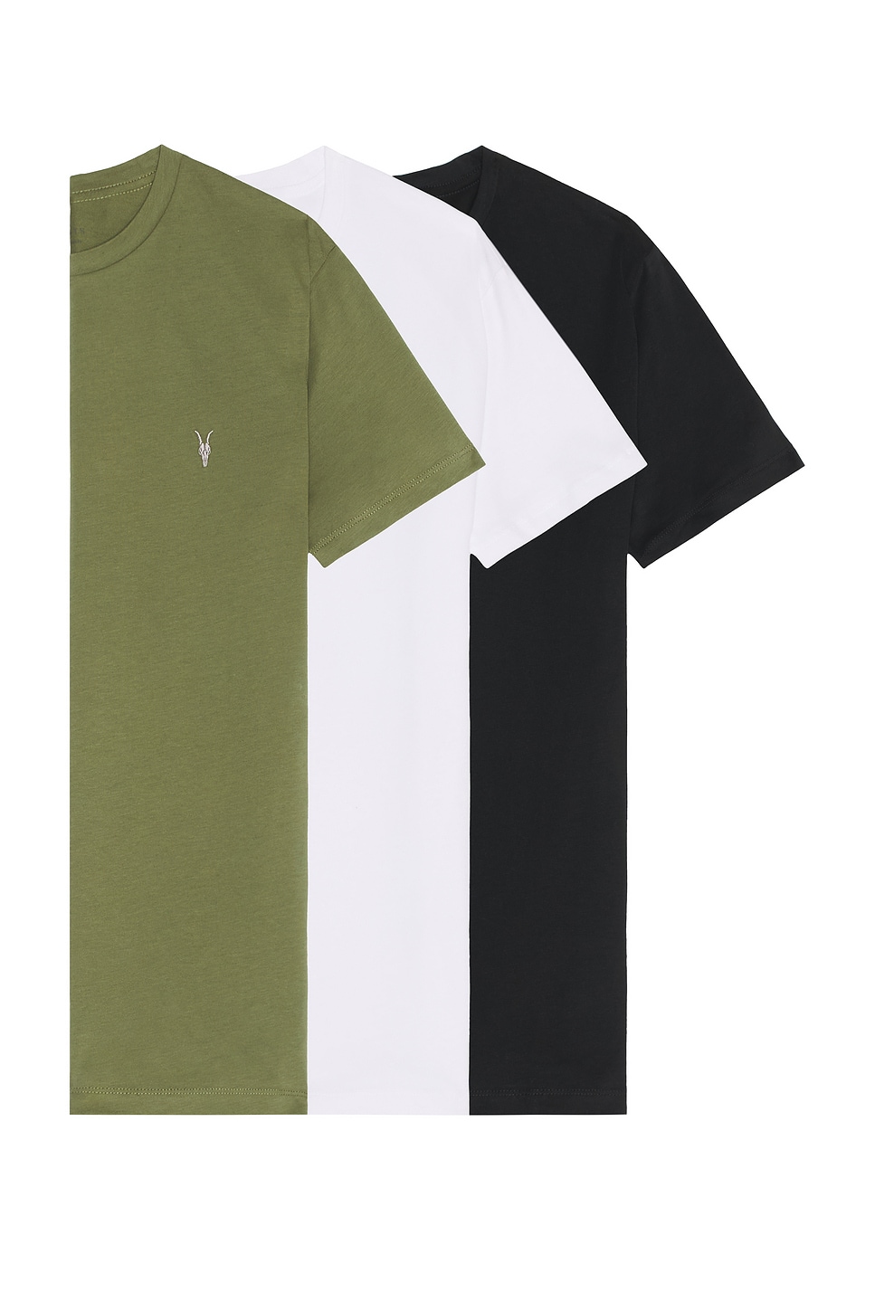 

Brace футболки с круглым вырезом, optic white, green & black