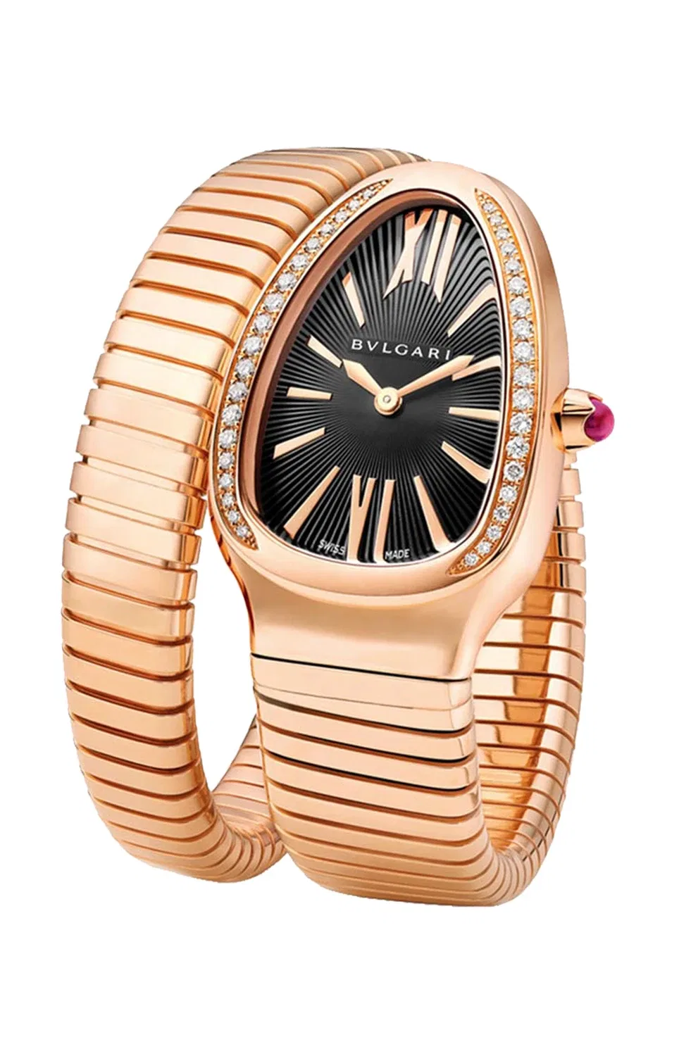 Кварцевые часы Tubogas - SPP35BGDG.1T BULGARI, золотой