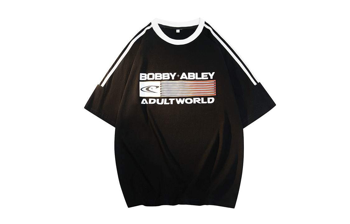 

Футболка унисекс BOBBY ABLEY, 2 штуки (чёрная и белая)