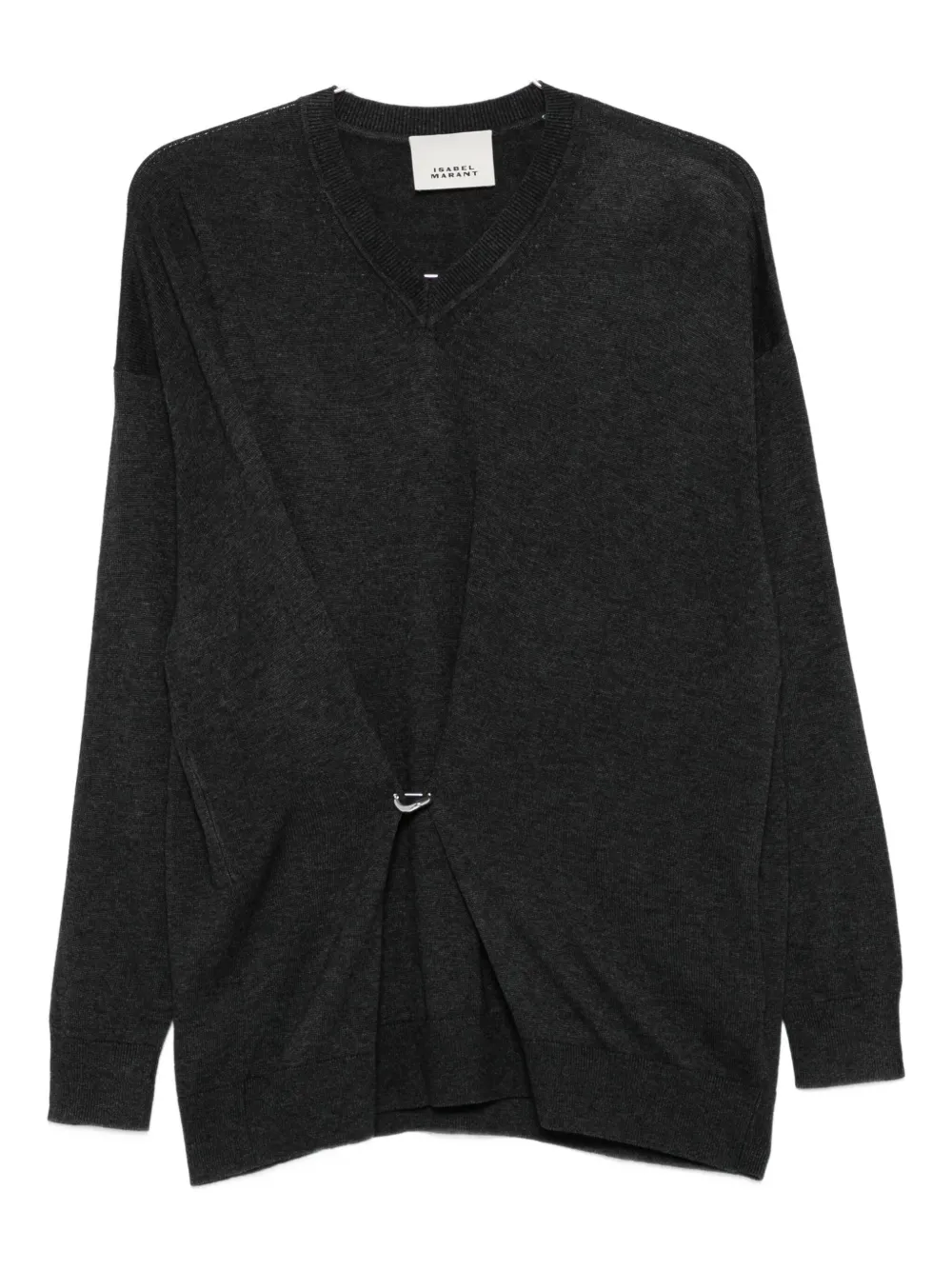 

Свитер Chiraz с V-образным вырезом ISABEL MARANT, серый