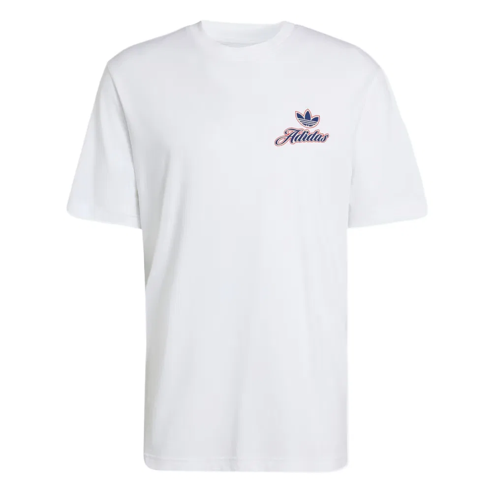 Футболка мужская белая crew neck Adidas Originals, White
