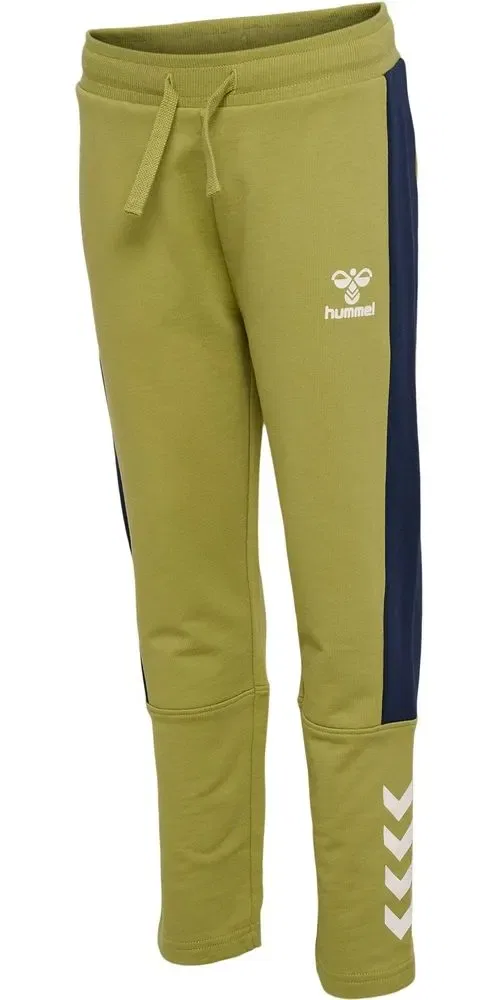 Спортивные штаны, хлопок, Hummel, зеленый