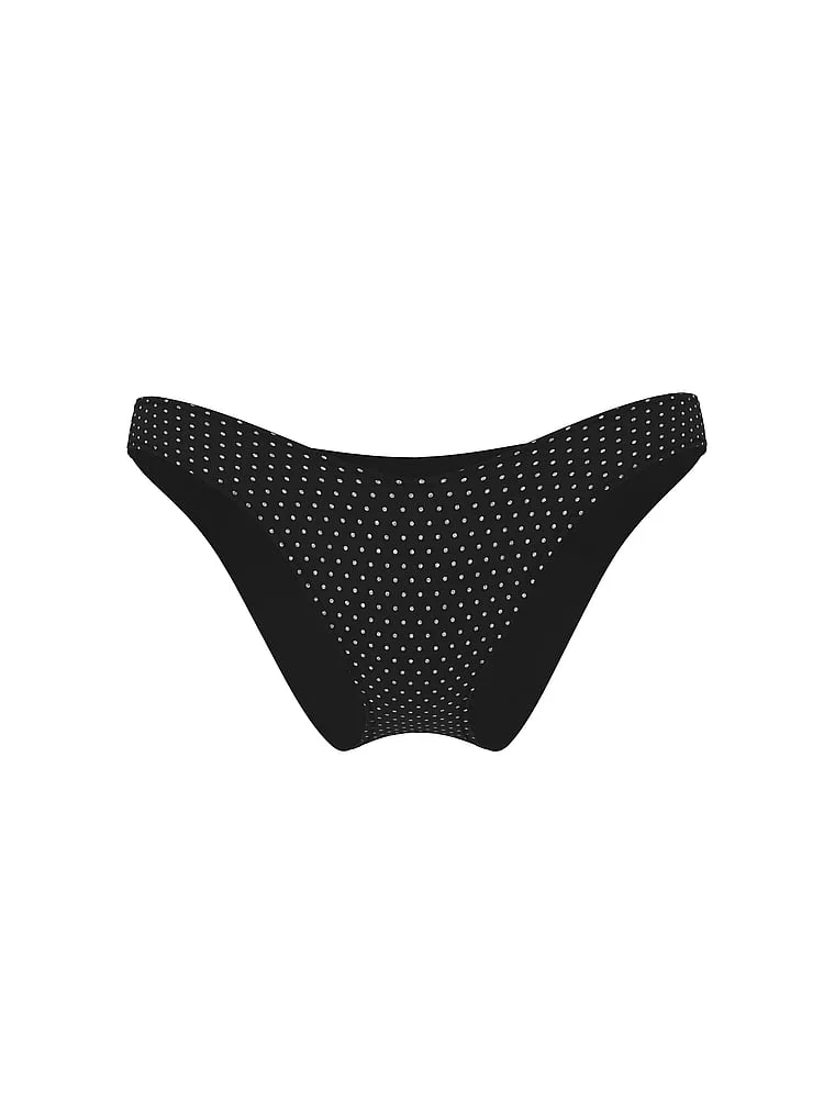 Бикини Victoria'S Secret Swim, основные бразильские, с бриллиантами, черные — фото 3