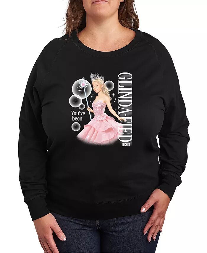 

Футболка-пуловер с принтом Wicked Glinda Plus Size Hybrid Apparel, черный
