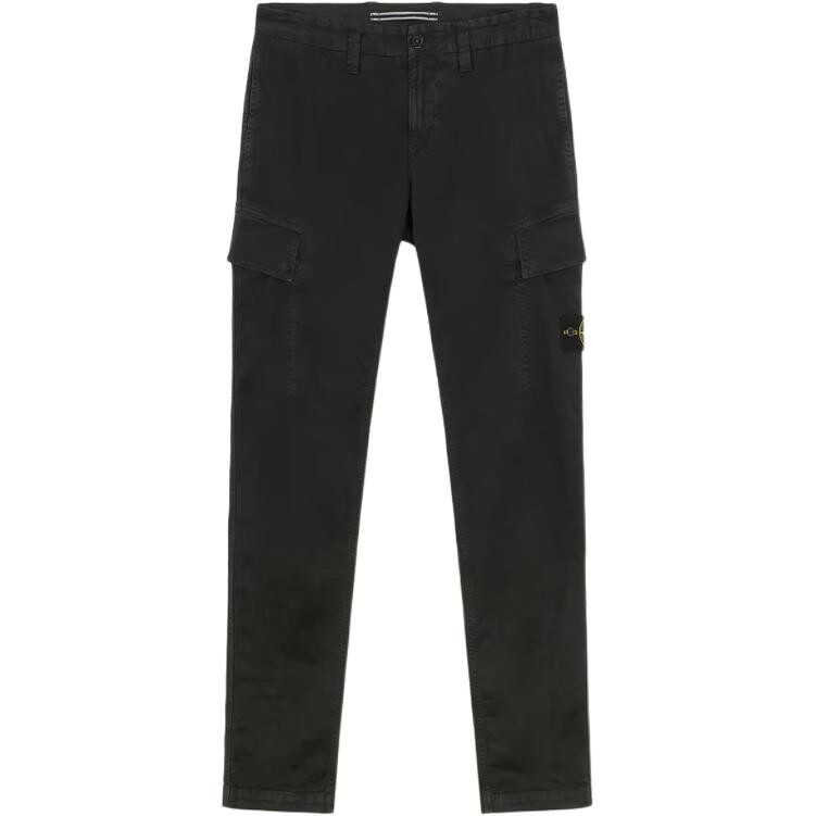 

Повседневные брюки мужские черные Stone Island, черный