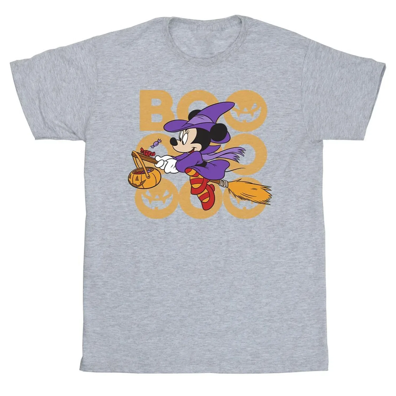 Детская футболка Minnie Mouse Halloween Disney, серый — фото 3