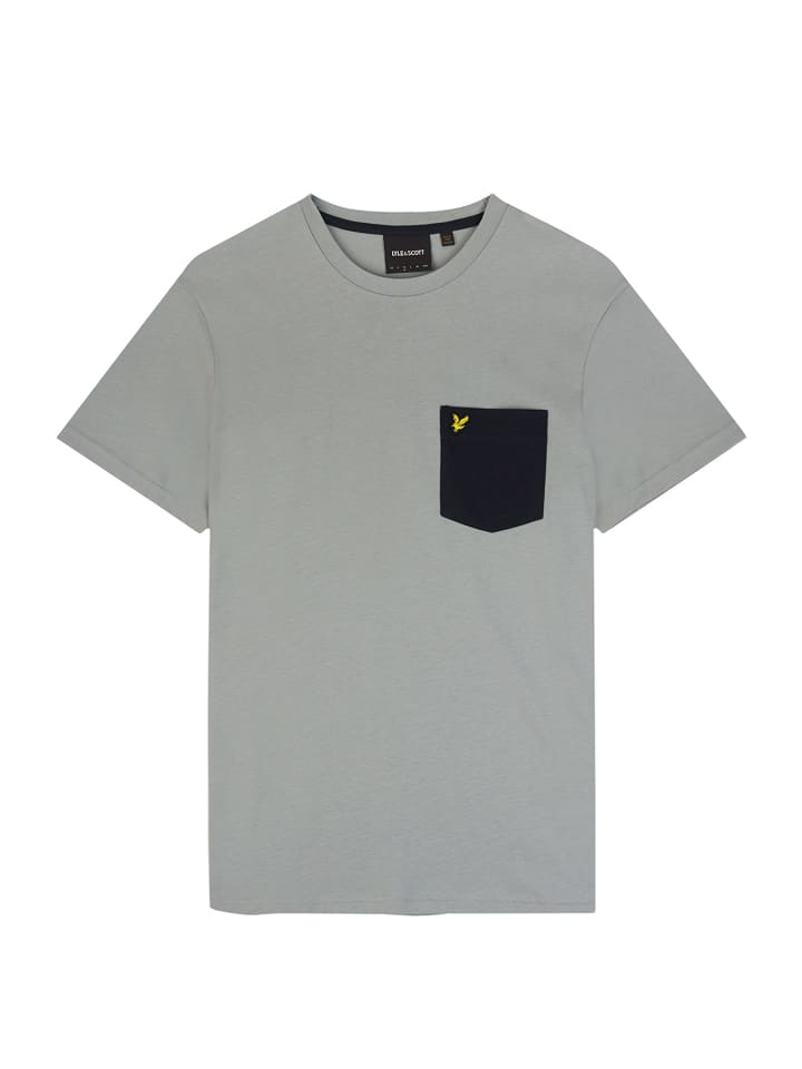 

Футболка Lyle & Scott T-Shirt, цвет Zartblau/Dunkelmarine