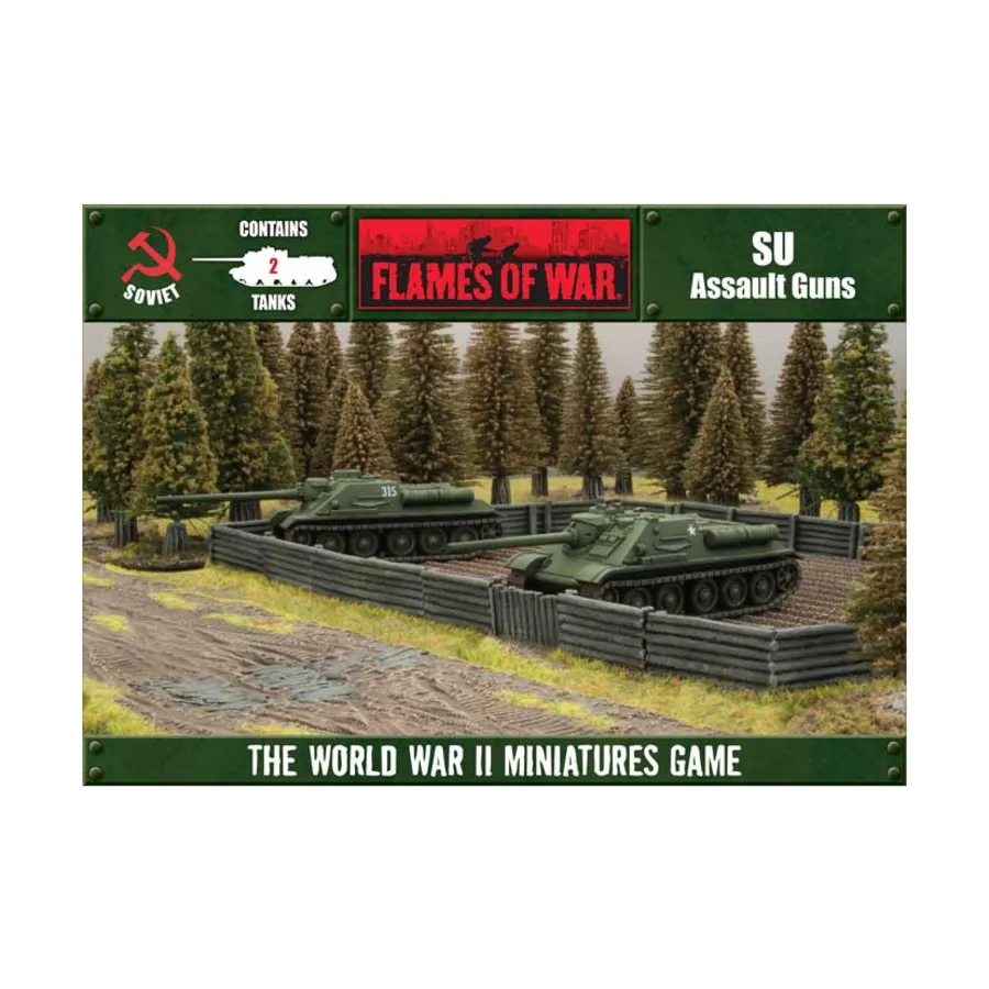 

Штурмовые орудия СУ, Flames of War - Open Fire! - Soviet (1:100)