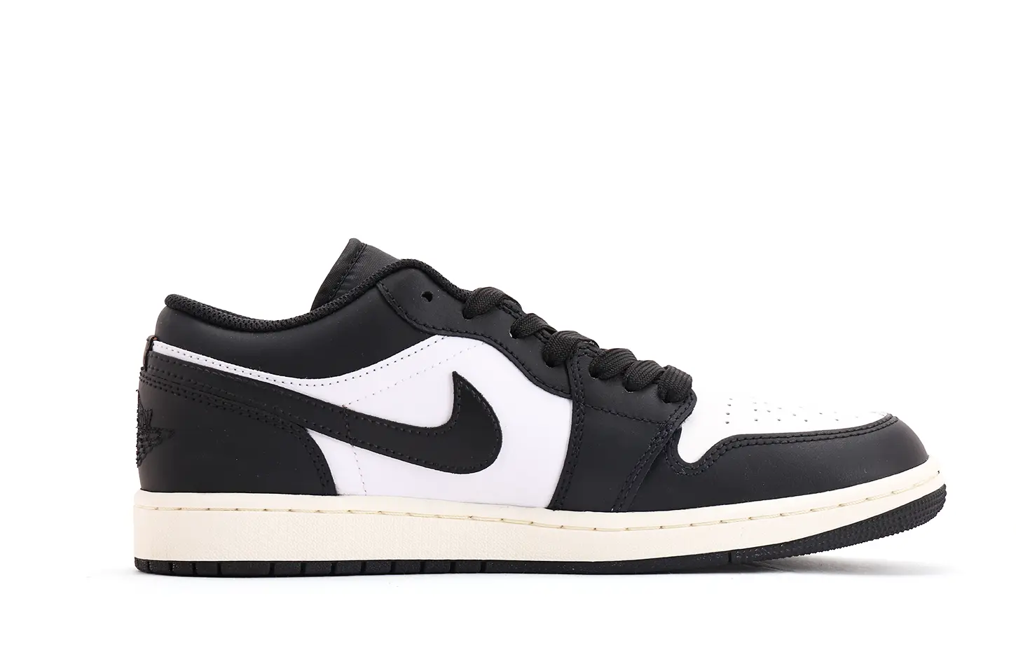 Jordan Air 1 устойчивые к истиранию низкие баскетбольные кроссовки мужские black white — фото 3