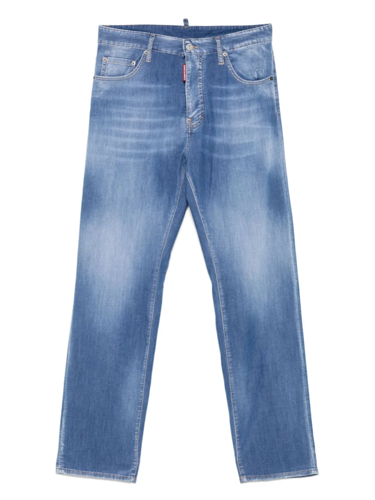 

DSQUARED2 джинсы с вышитым логотипом, синий