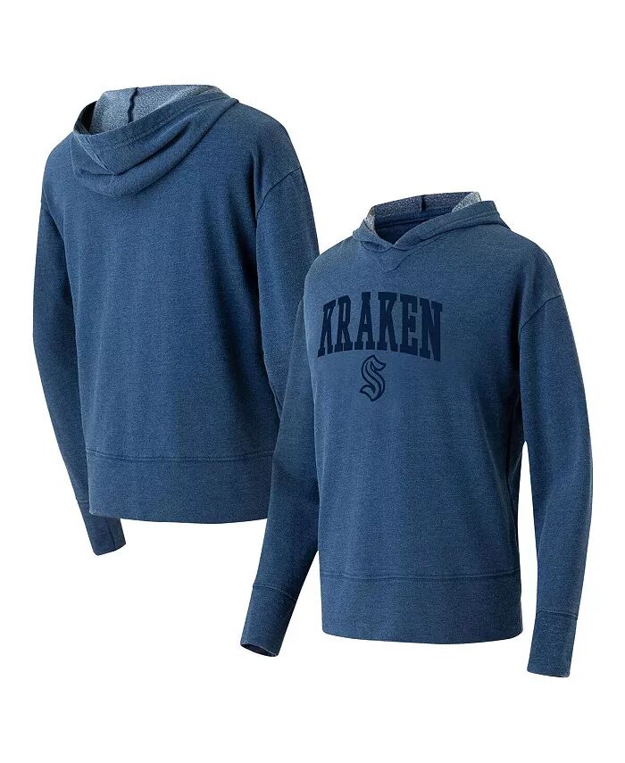 

Женская толстовка с капюшоном Deep Sea Navy Seattle Kraken Volley Concepts Sport