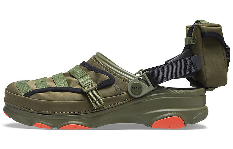 Сандалии Crocs BEAMS x Classic All-Terrain Military Clog 'Army Green', зеленый — фото 2