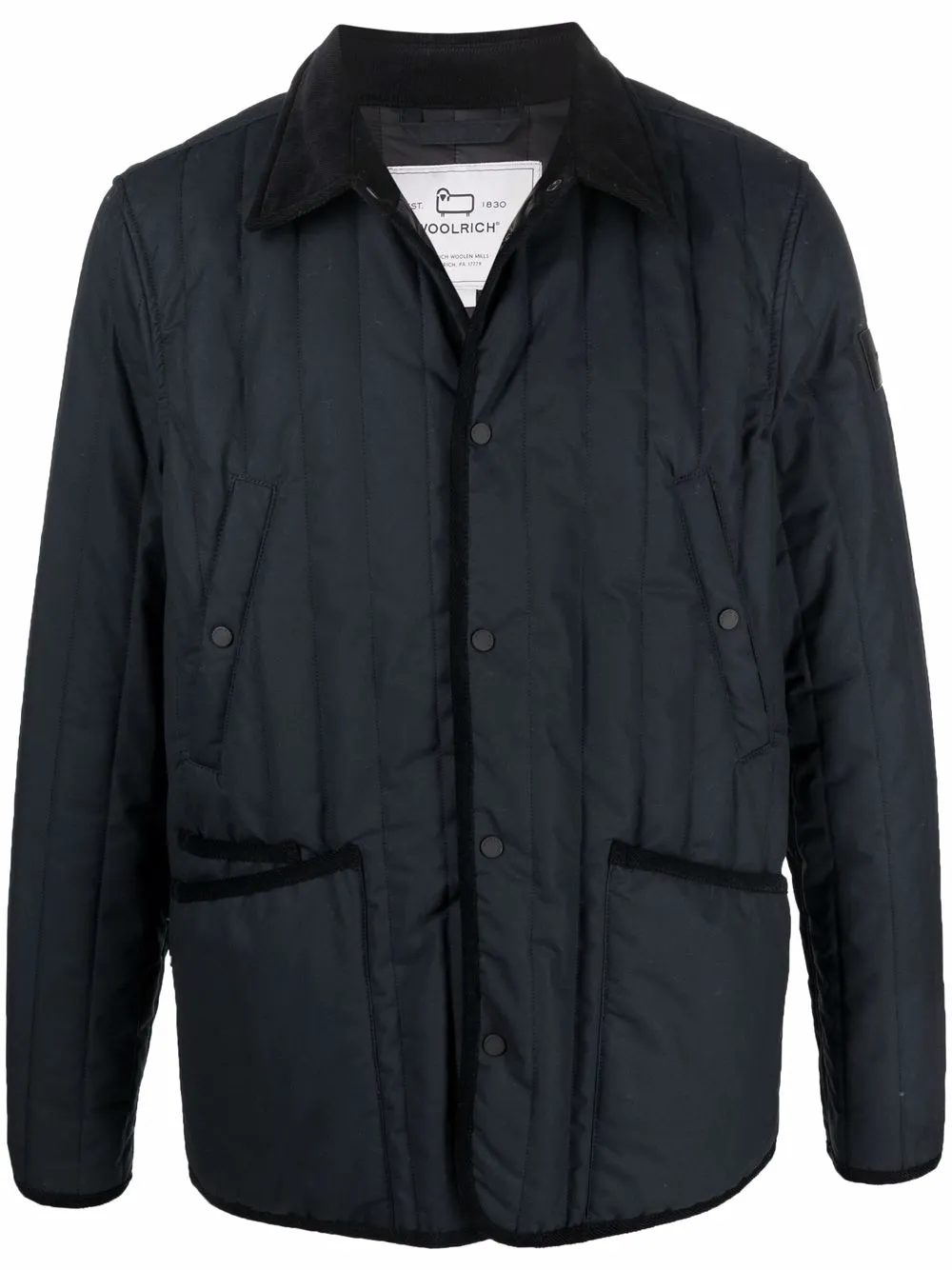 

Стеганая куртка-рубашка Barrier из коллаборации с British Millerain WOOLRICH