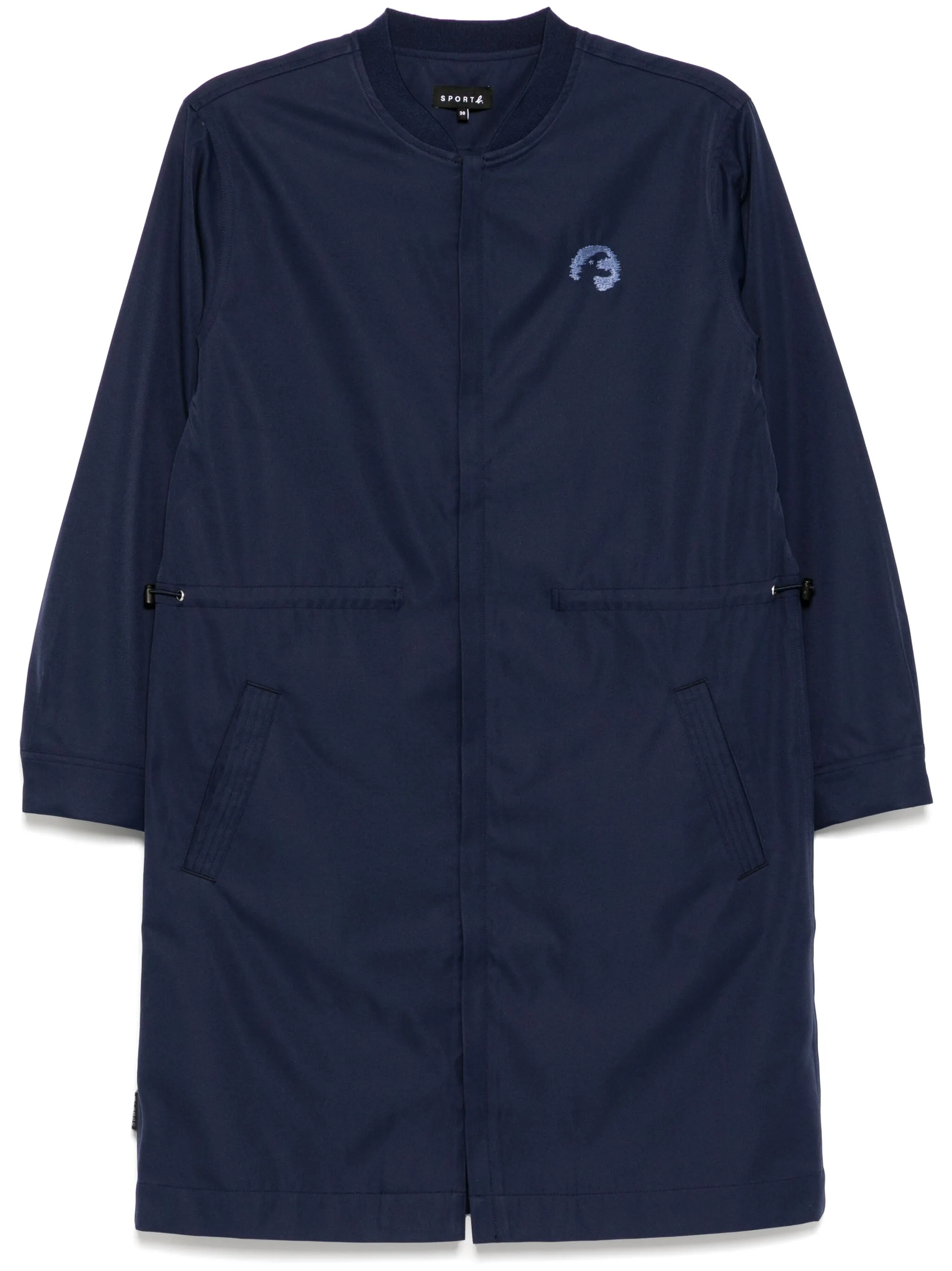 

Платье-рубашка со сборками Sport B. By Agnès B., синий