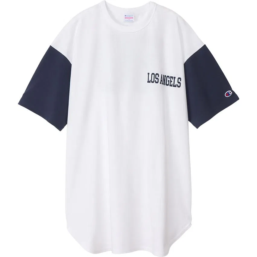Футболка хлопковая с круглым вырезом Champion Navy Blue