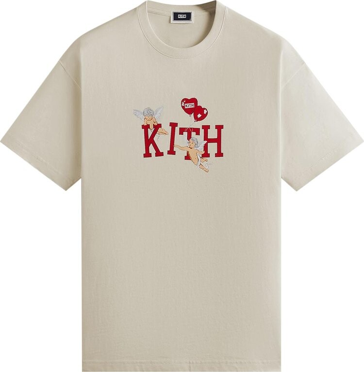 

Футболка Kith Cupid IV 'Sandrift', кремовый