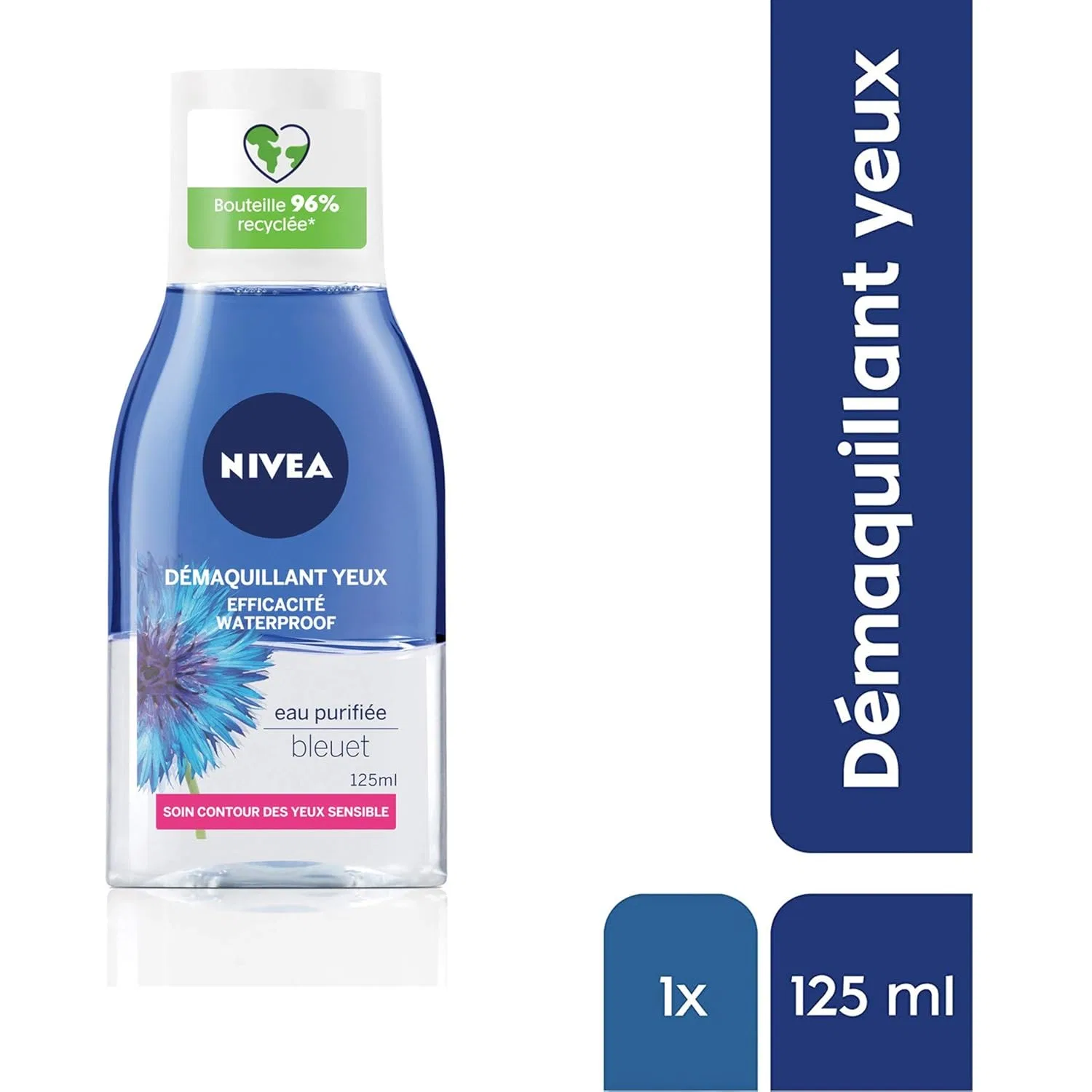 Средство для снятия макияжа Nivea — С глаз Double Action Cornflower ‎ — фото 2