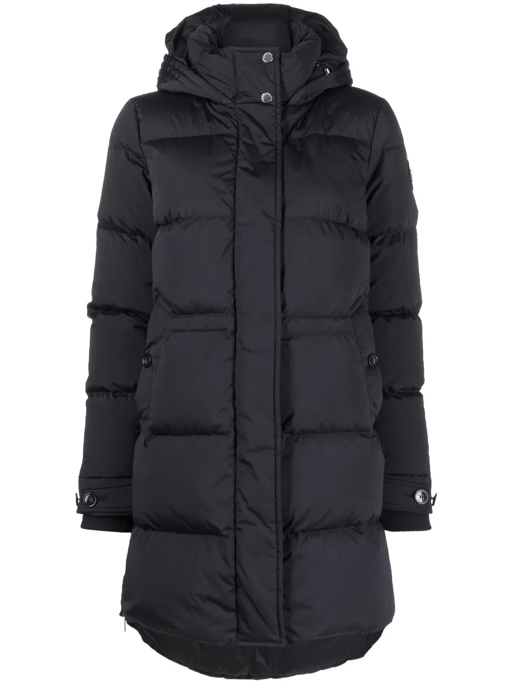 

Пуховик с капюшоном WOOLRICH, черный