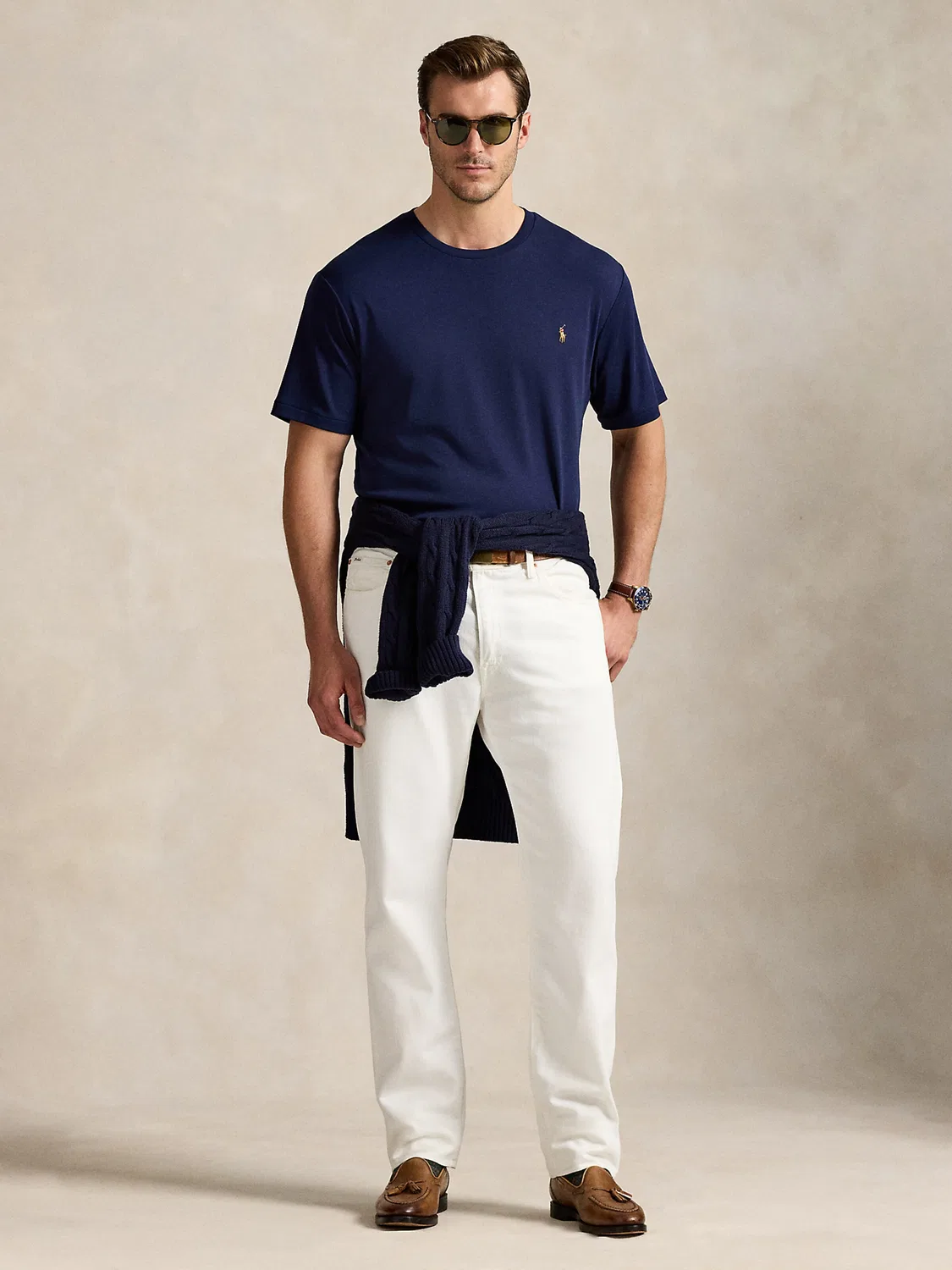 Футболка Polo Ralph Lauren Big & Tall, Navy — фото 4