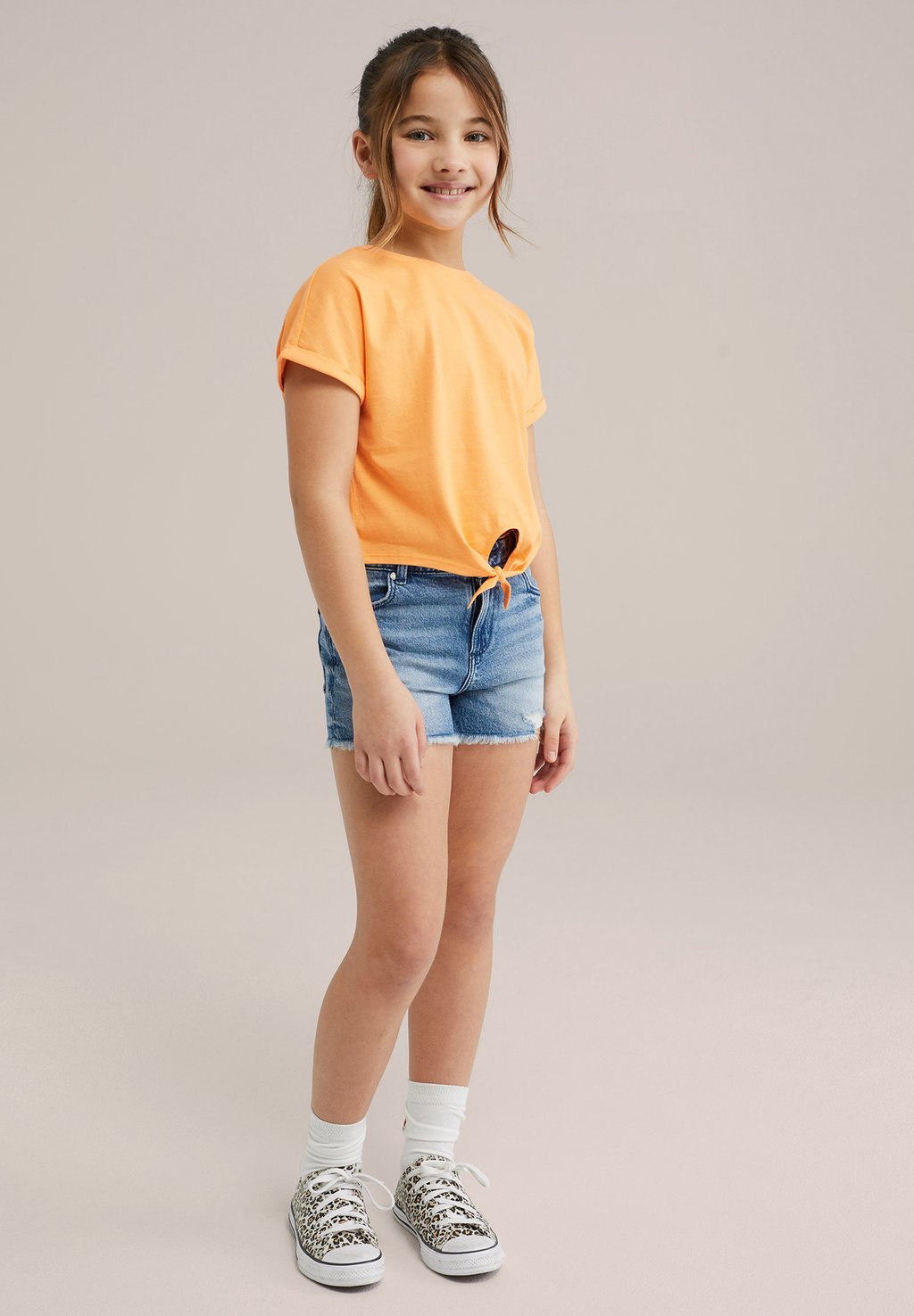 

Базовая футболка WE Fashion, оранжевый