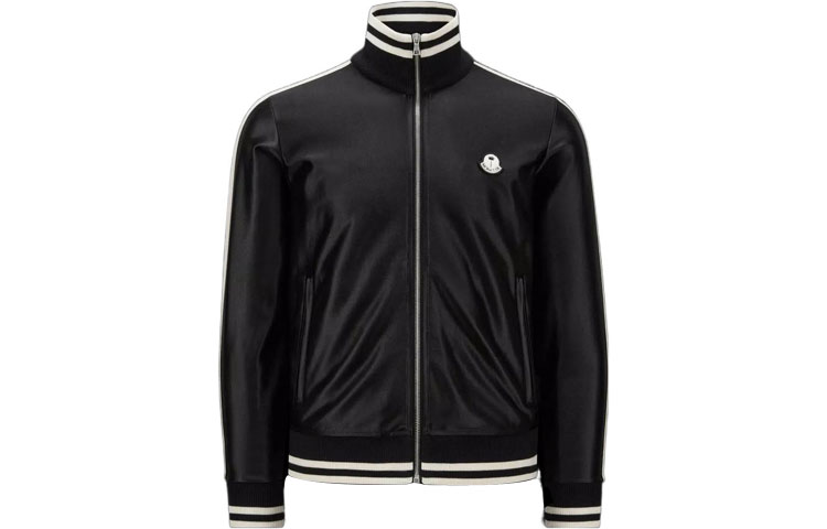 

MONCLER GENIUS Блестящий худи на молнии, Black