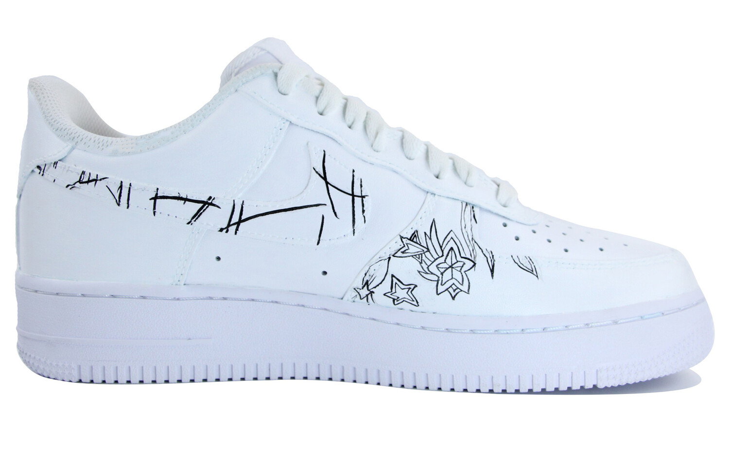 

Кроссовки Nike Air Force 1 Skateboard Shoes Men Low-Top White Black