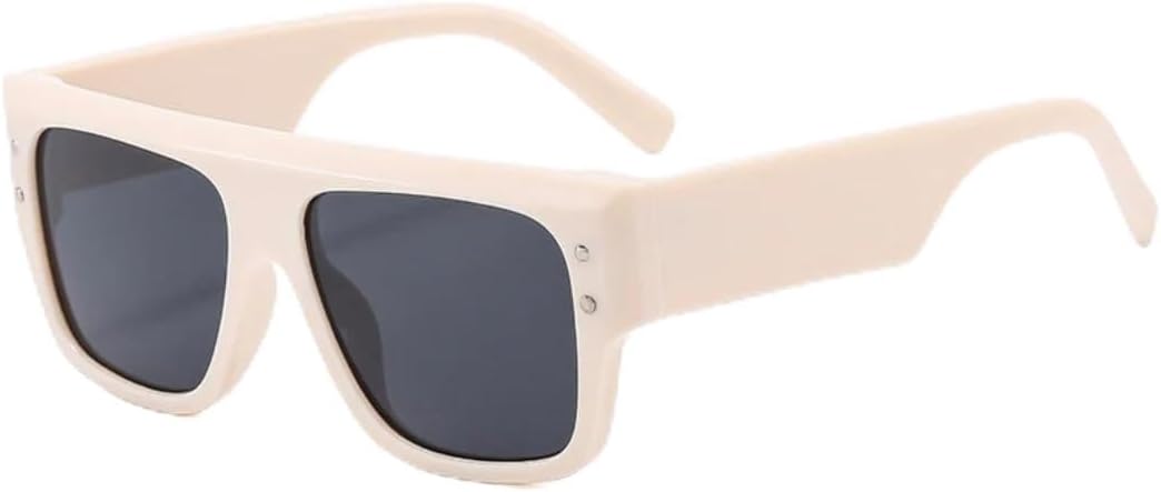 

Солнцезащитные очки с защитой от УФ-излучения UV400 | Крупная панк-оправа | Линзы конфетных цветов для занятий спортом на открытом воздухе и вождения DSVIGF, Beige Gray