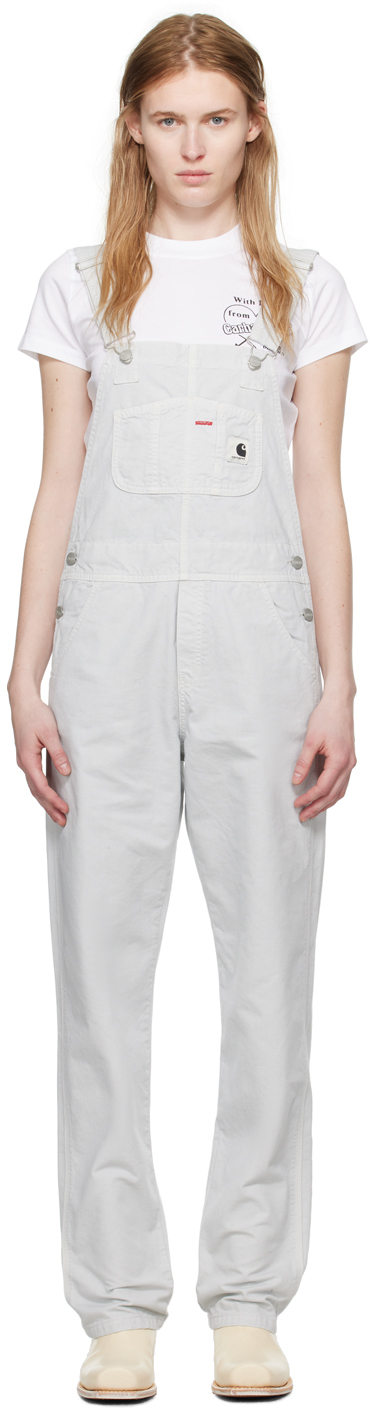 

Серый комбинезон с нагрудником Carhartt Work In Progress