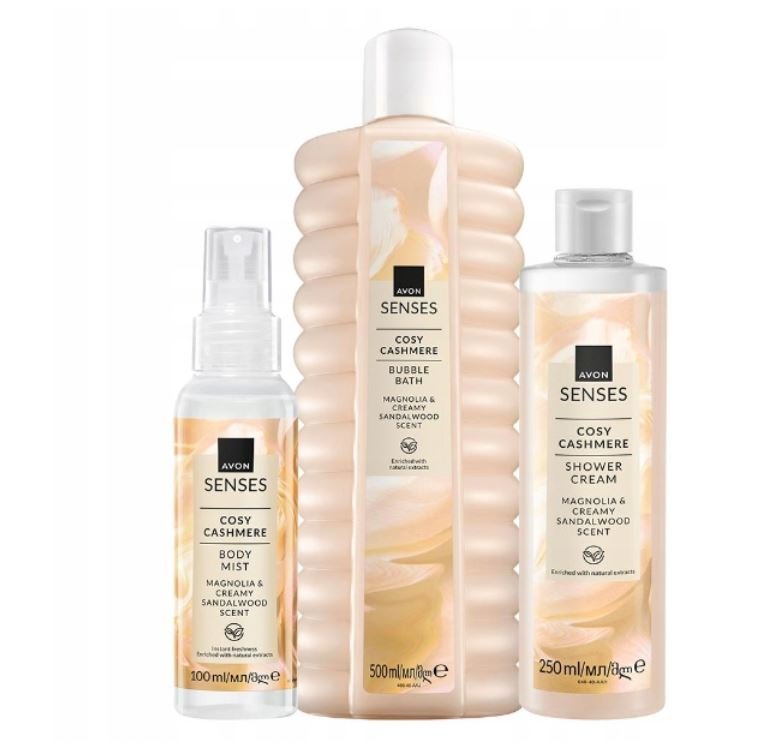 

Avon, Cosy Cashmere, набор косметики, 3 предмета.