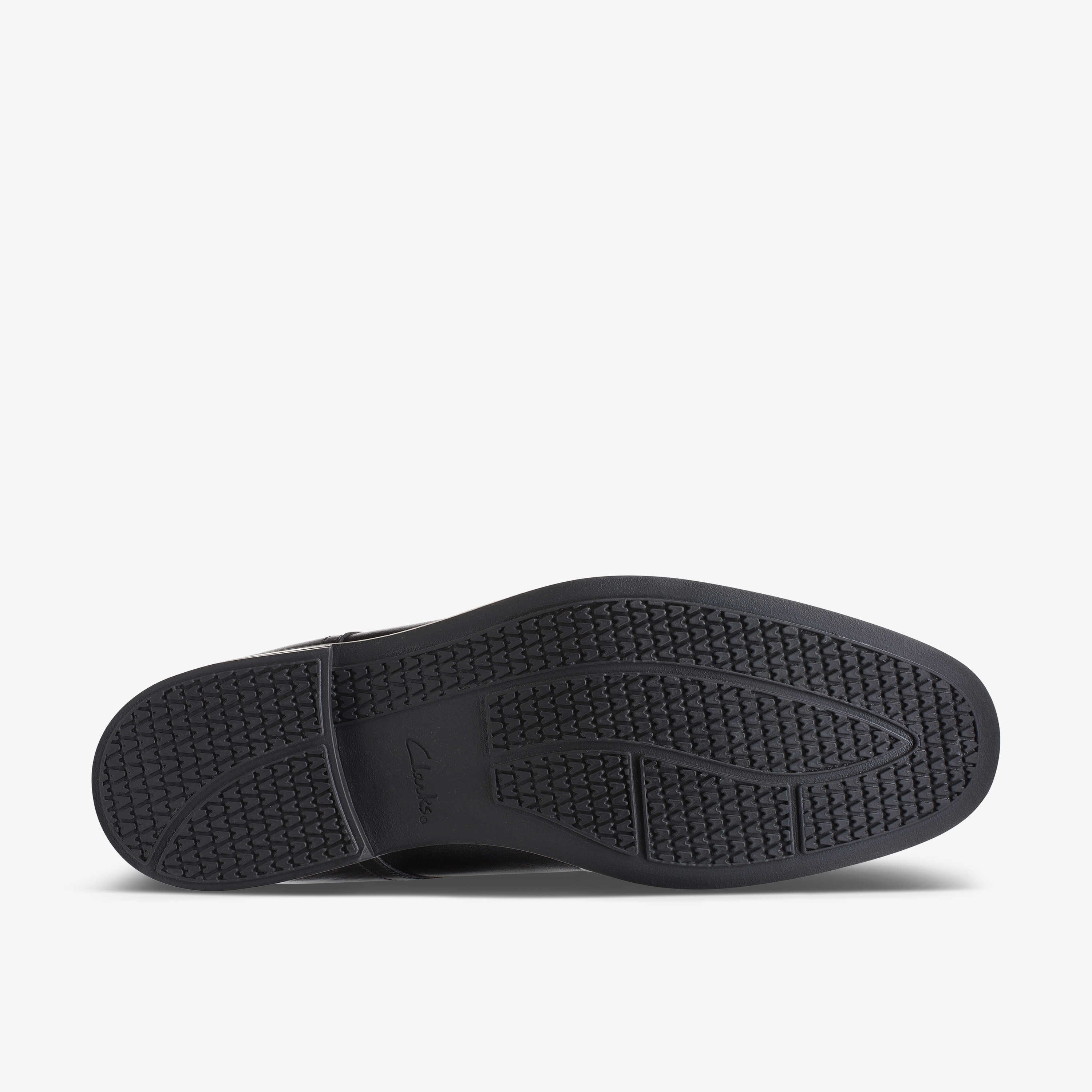 Туфли Ховард Уок Clarks, Black Leather — фото 2