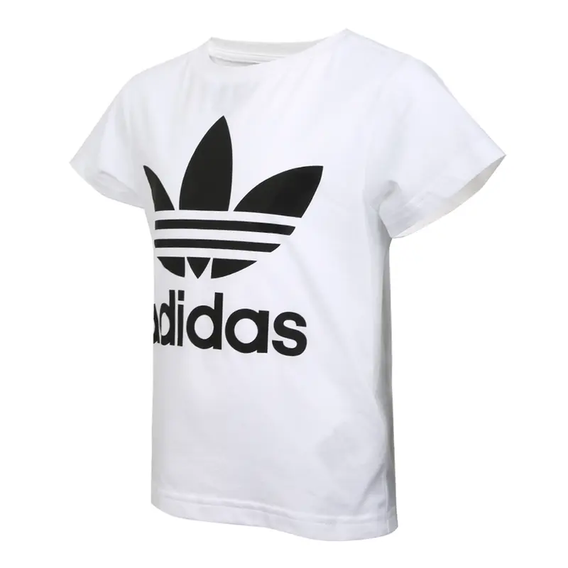 Футболка Trefoil белая для детей 3-7 лет Adidas Originals — фото 4