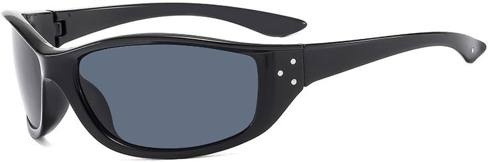 

Ретро-солнцезащитные очки «кошачий глаз» конфетных цветов для женщин, модные заклепки, для активного отдыха, панк-стиль, модные солнцезащитные очки для мужчин TKKTLLT, Black Gray